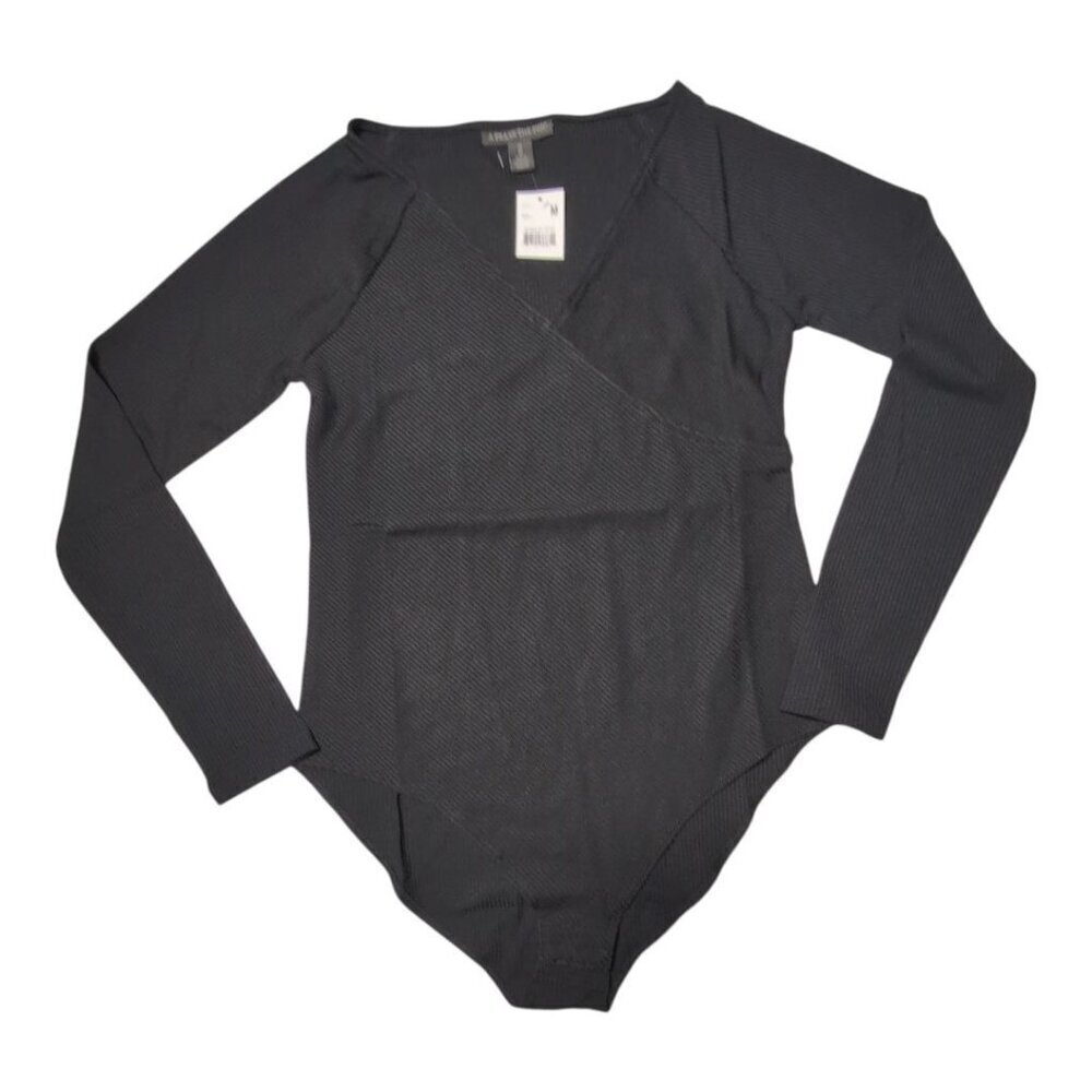 A Pea in the Pod Maternity Bodysuit Womens Medium Deep Black